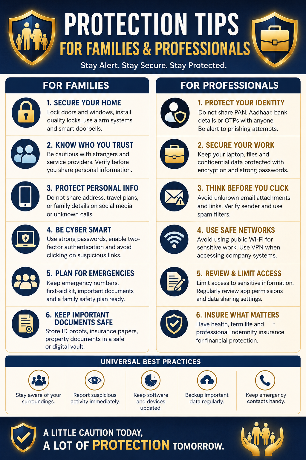 Protection tips for families and professionals against online scams
